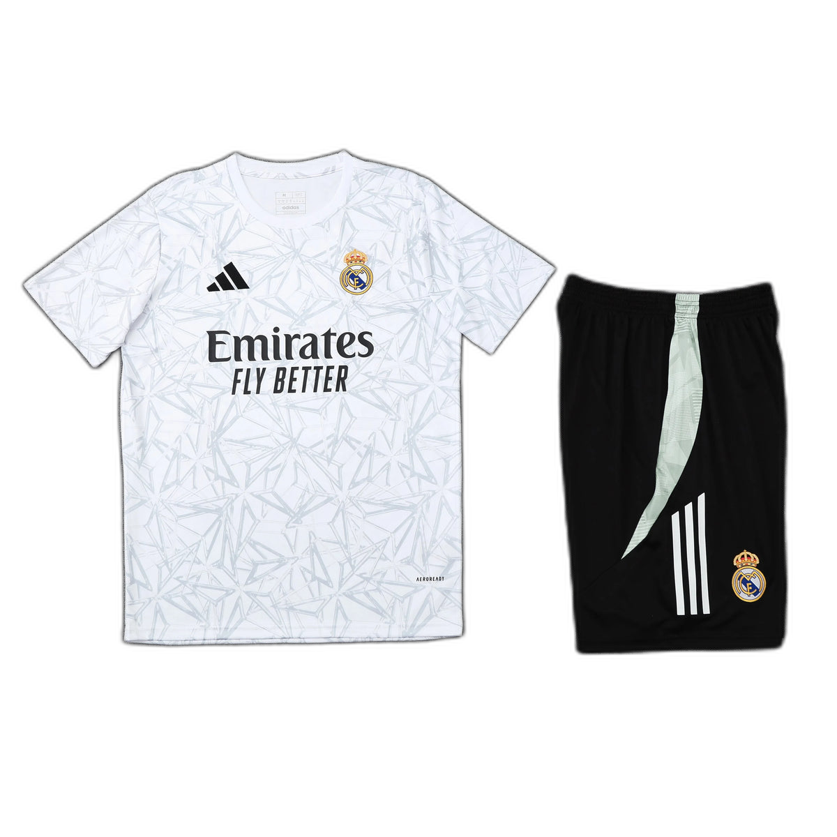 Ensemble Real Madrid Blanc Noir